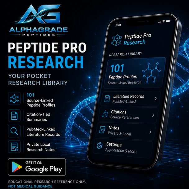 Peptide Pro Research mobile app library